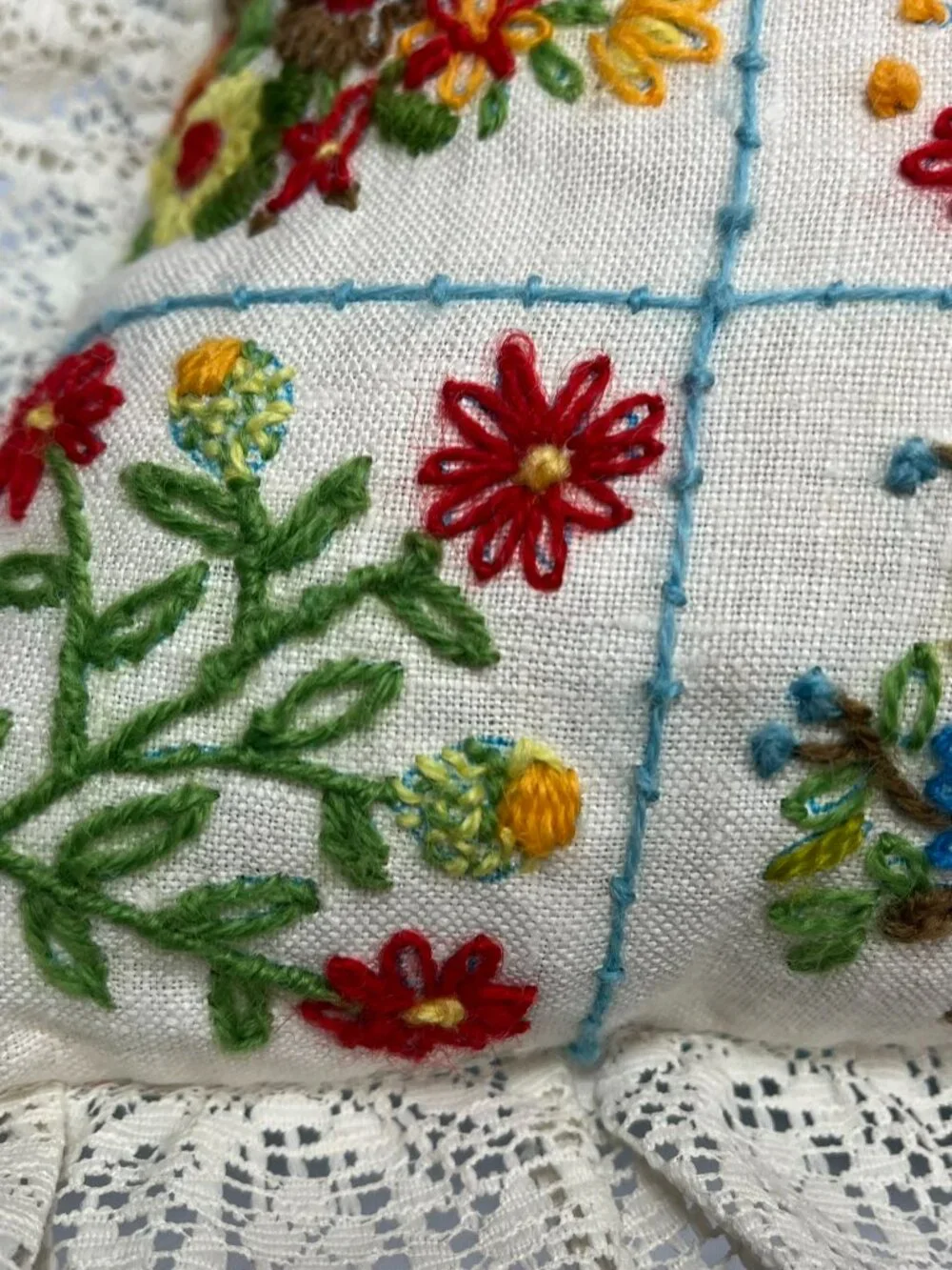 Handmade vintage floral